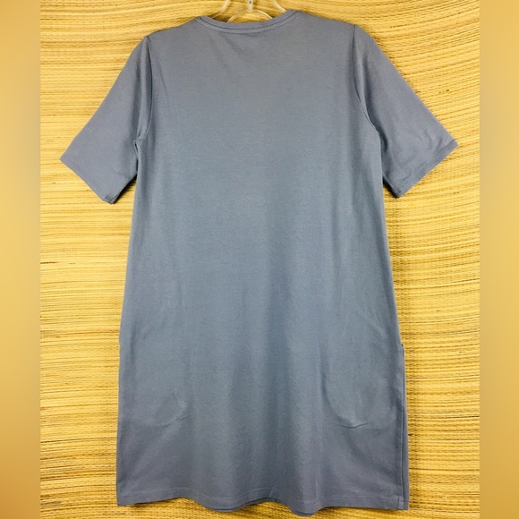 EILEEN FISHER Organic Cotton Stretch V-Neck Dress Size XXS - Picture 5 of 10